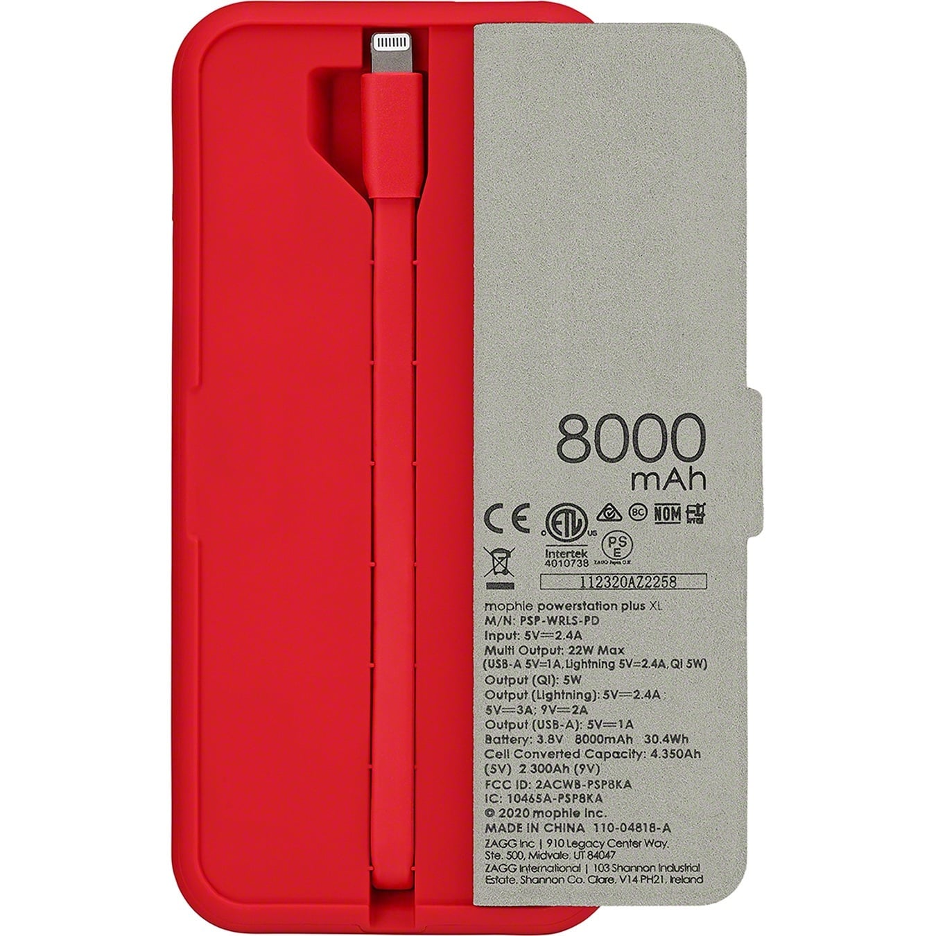 Supreme®/mophie® powerstation Plus XL view 3